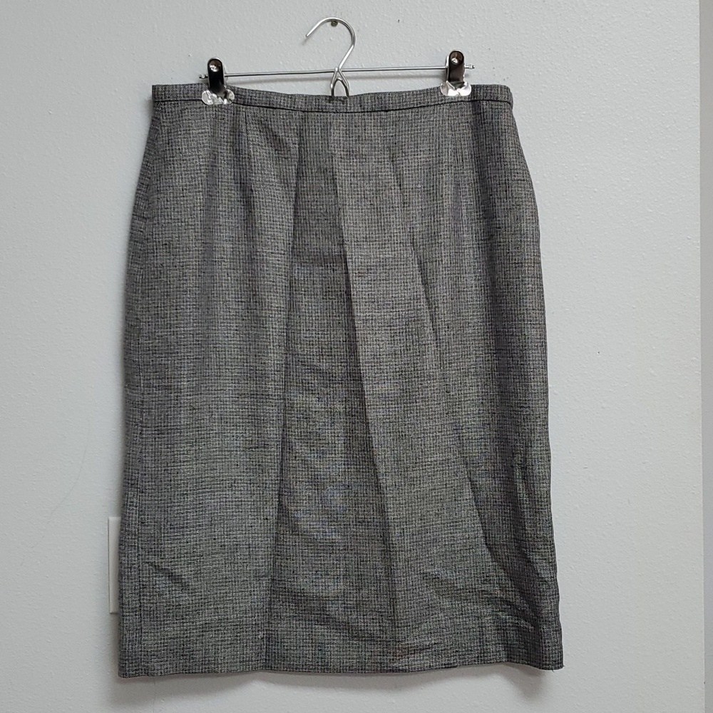 Pendleton wool silk blend tweed skirt